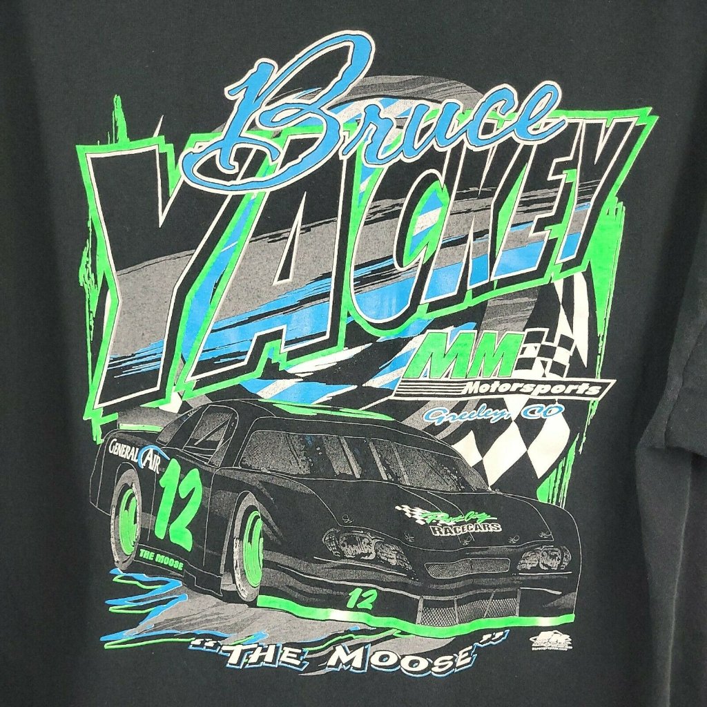 Bruce Yackey Motorsports Racing T Shirt Size Xl